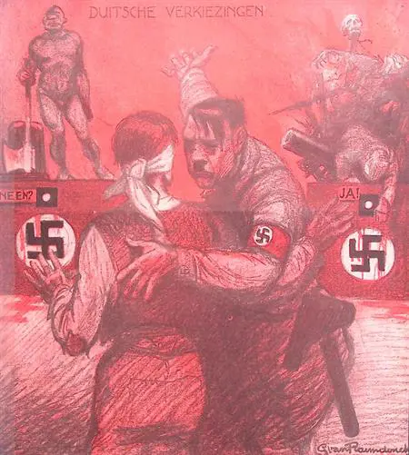 Kenmerken van spotprenten over Hitler